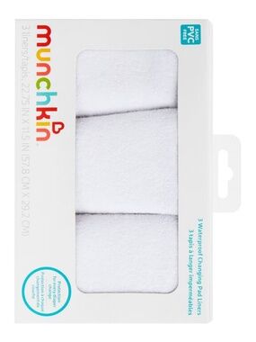 Munchkin Waterproof Changing Pad Liners 3 Pack NEW WITH TAGS NWT